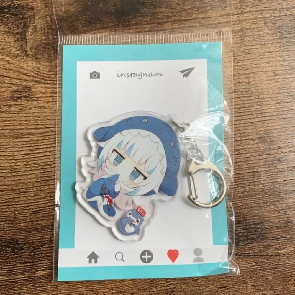 New Gawr Gura keychain